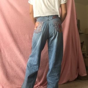 Vintage Girbaud, wide leg Jeans.